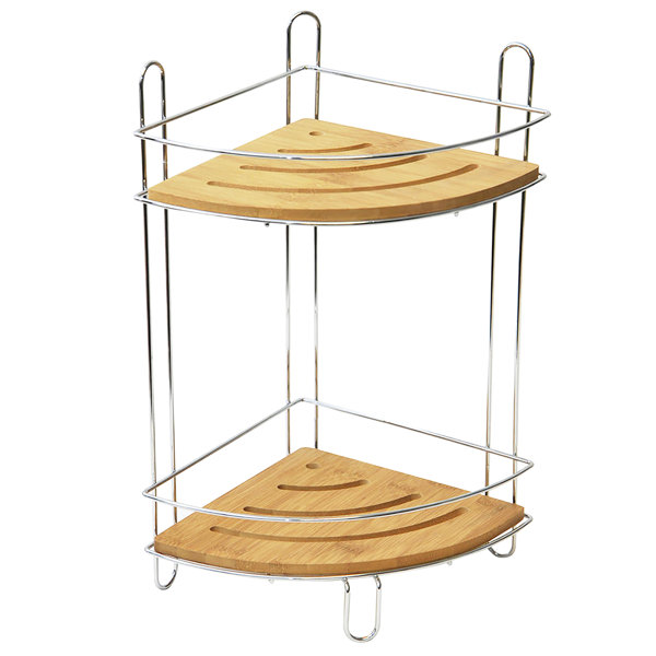 Evideco Bamboo Freestanding Bamboo Shower Caddy & Reviews Wayfair